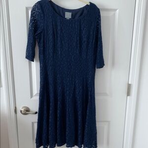 Rabbit Rabbit Rabbit Blue A-Line Cocktail Dress